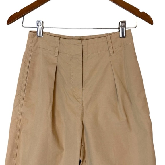 Aritzia Wilfred Free Pants Day Off Pleated High Waist Trousers- Size 0 - Picture 5 of 12
